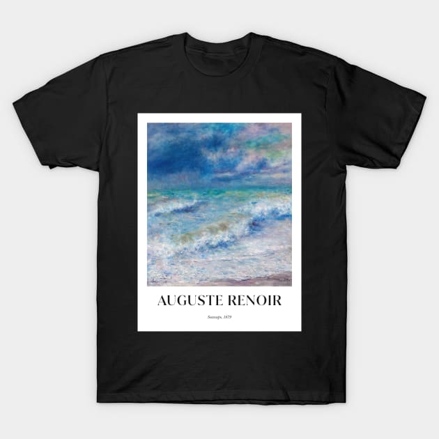 Seascape by Renoir - Poster T-Shirt by MurellosArt